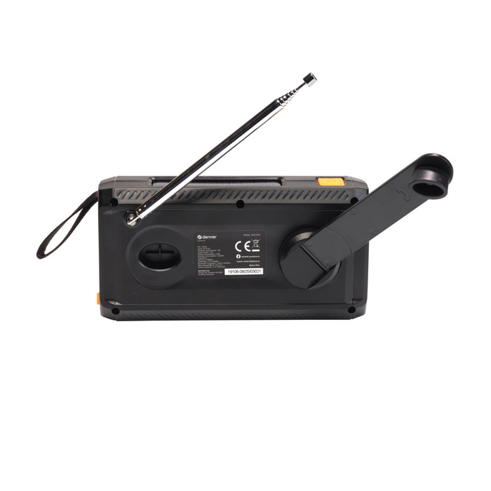 Vevradio m/ficklampa & powerbank SCD-2033 Denver